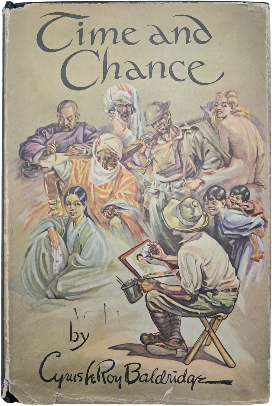 한국인 소묘가 있는 [Time and Chance] by Cyrus LeRoy Baldridge