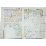 일본 육군기상부(陸軍氣象部)에서 작성한 천연색 [대동아기후지도 大東亞氣候地圖] 4枚1組