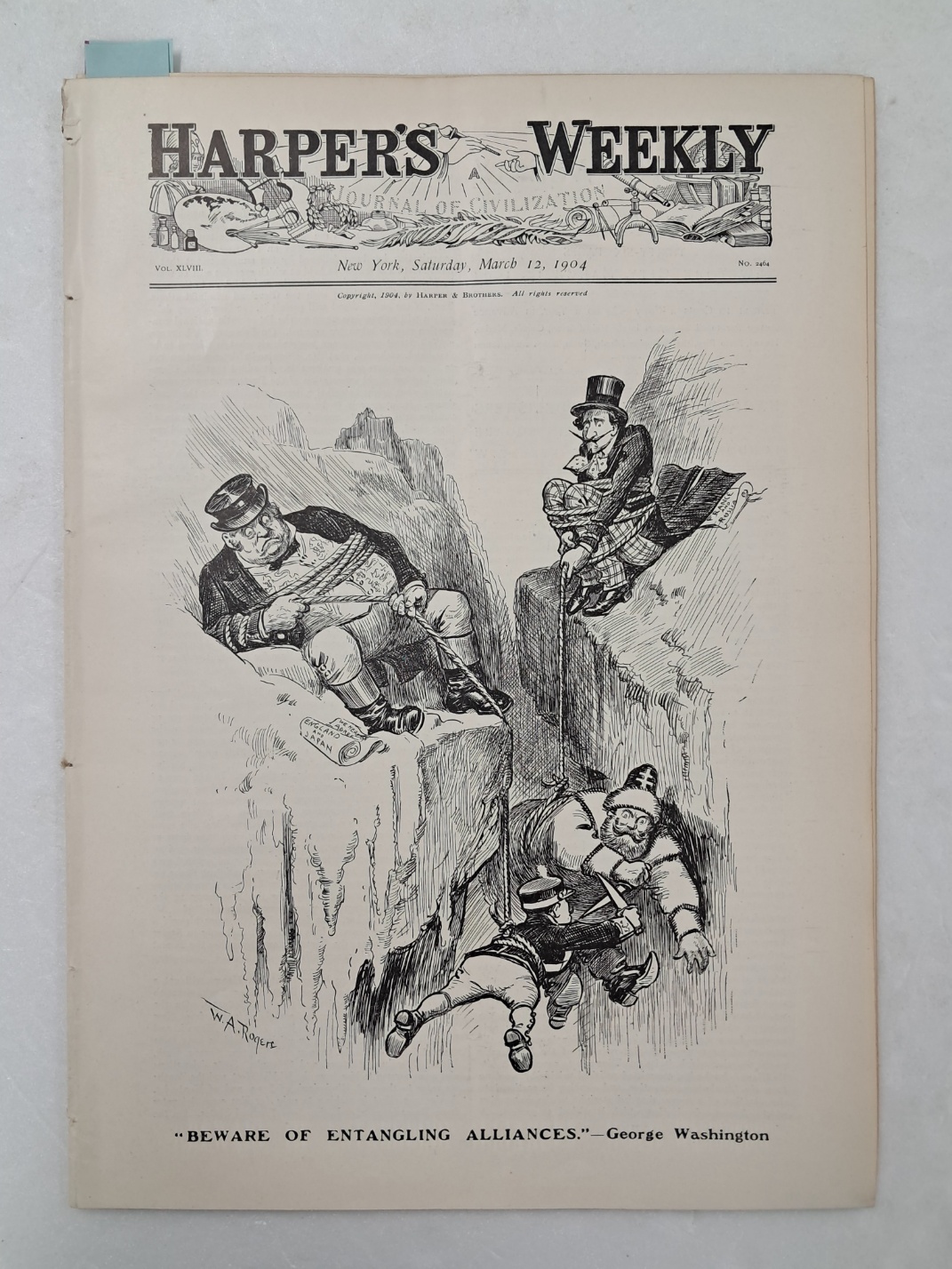 [54] 러일 전쟁 전 조선 상황이 기록된 시사주간지 [하퍼스 위클리(Harper's Weekly) no.2464, 1904년 3월 12일