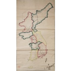 채색 [조선팔도도 朝鮮八道圖]