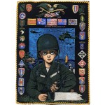 [21] 베트남전쟁기 한국 태극기 포함 대형 휘장