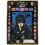 [21] 베트남전쟁기 한국 태극기 포함 대형 휘장