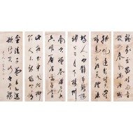 [63] 몽인(夢人) 정학교(丁學敎)의 6폭 병풍