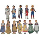 [156] 한국 ‘영수’ 인형이 포함된 [외국 종이인형 Foreign Paper Dolls]