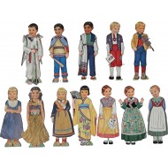 [156] 한국 ‘영수’ 인형이 포함된 [외국 종이인형 Foreign Paper Dolls]