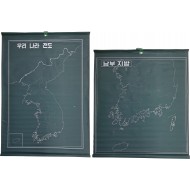 [166] 우리나라 전도와 남부지방 [괘도] 2점 일괄