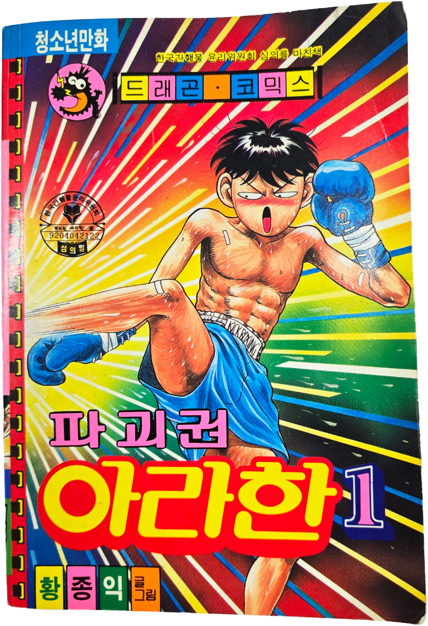 황종익 만화 [파괴권 아라한, 제1권]