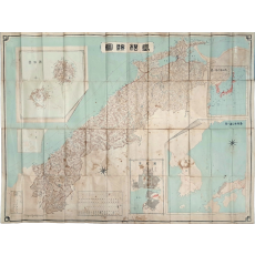 시네마현 지도 [도근현도 島根縣圖]