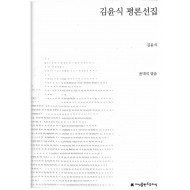 김윤식 평론선집