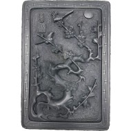 서암(書巖) 김진한(金鎭漢) 벼루장의 매조문 남포벼루