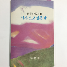 시가 쓰고 싶은 날 (안미경시집,초판)