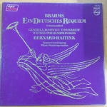 Brahms* - Gundula Janowitz • Tom Krause, Wiener Philharmoniker, Bernard Haitink, Konzertvereinigung Wiener Staatsopernchor* ‎– Ein Deutsches Requiem / Schicksalslied