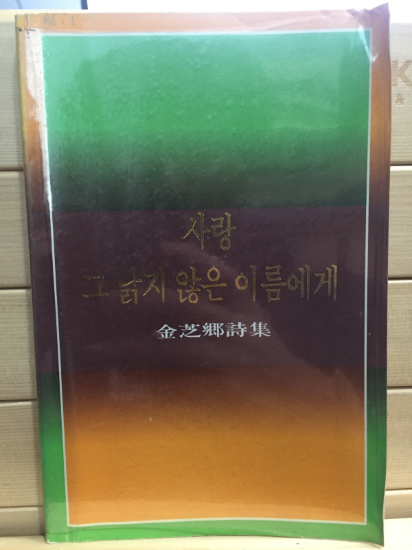 사랑 그 낡지 않은 이름에게 (김지향시집,초판)