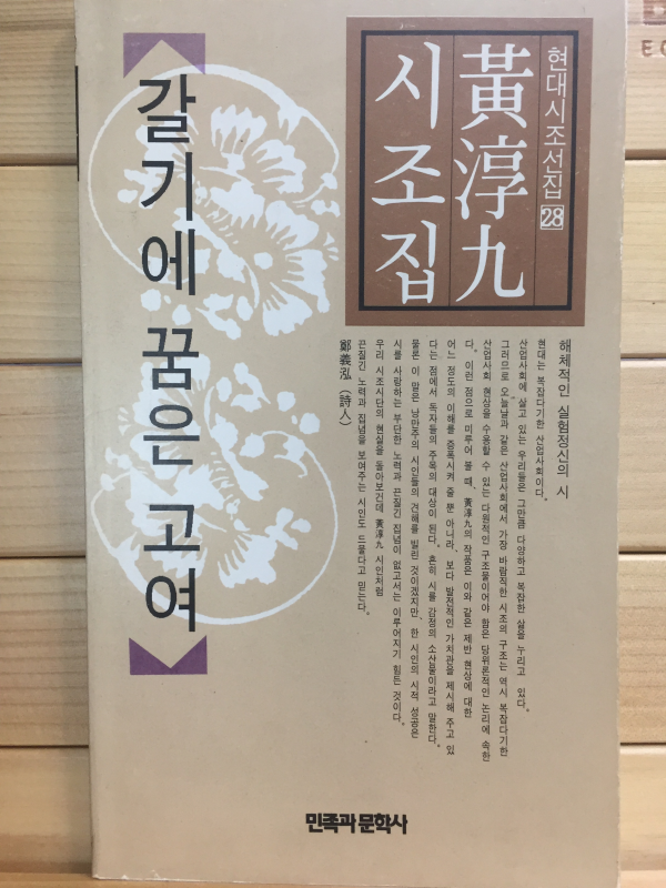 갈기에 꿈은 고여 (황순구시조집,초판)