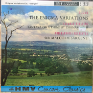 Elgar / Vaughan Williams*, Sir Malcolm Sargent | The Philharmonia Orchestra ‎– The Enigma Variations / Fantasia On A Theme By Thomas Tallis