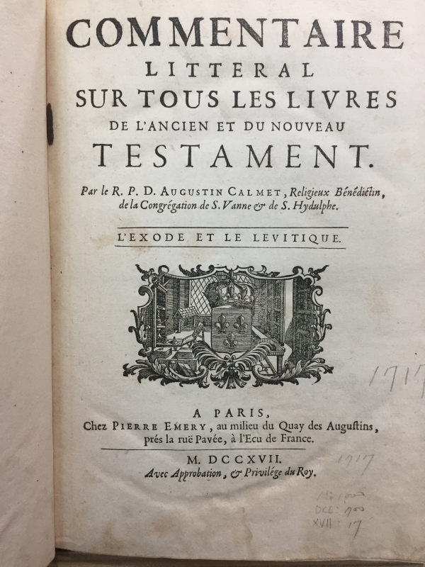 구약,신약 성서 해설집 COMMENTAIRE LITTERAL SUR TOUS LES LIVRES DE L'ANCIEN ET DU NOUVEAU TESTAMENT