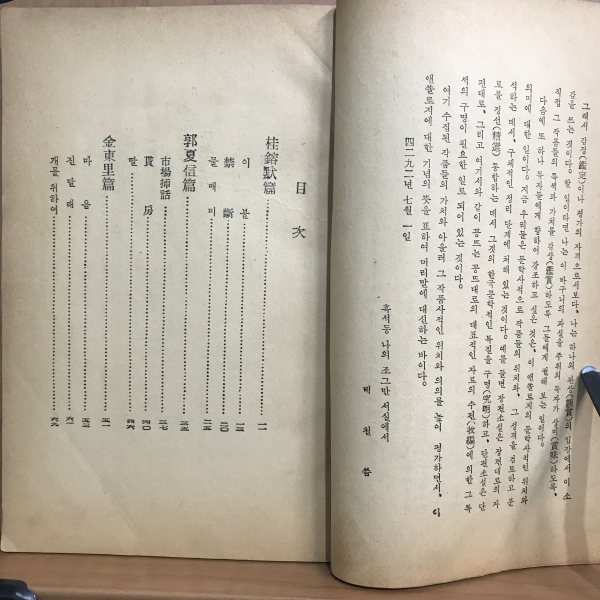 한국작가 꽁뜨15인집(김동리 외,1959 초판)