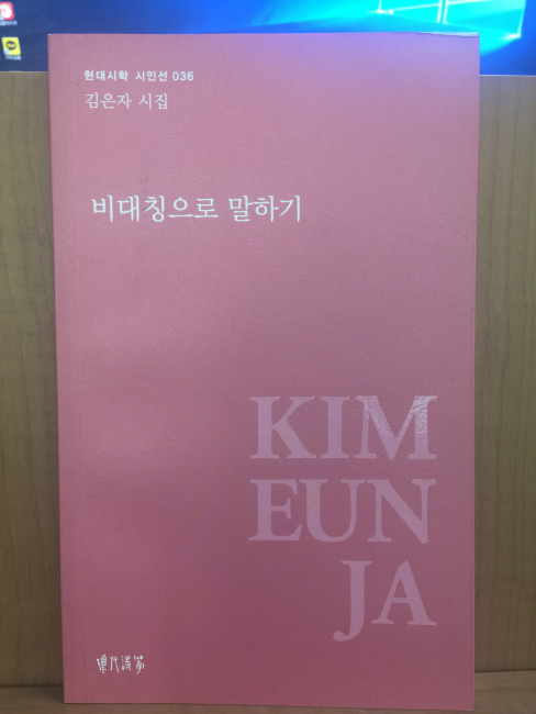 비대칭으로 말하기 (김은자시집,2017초판)