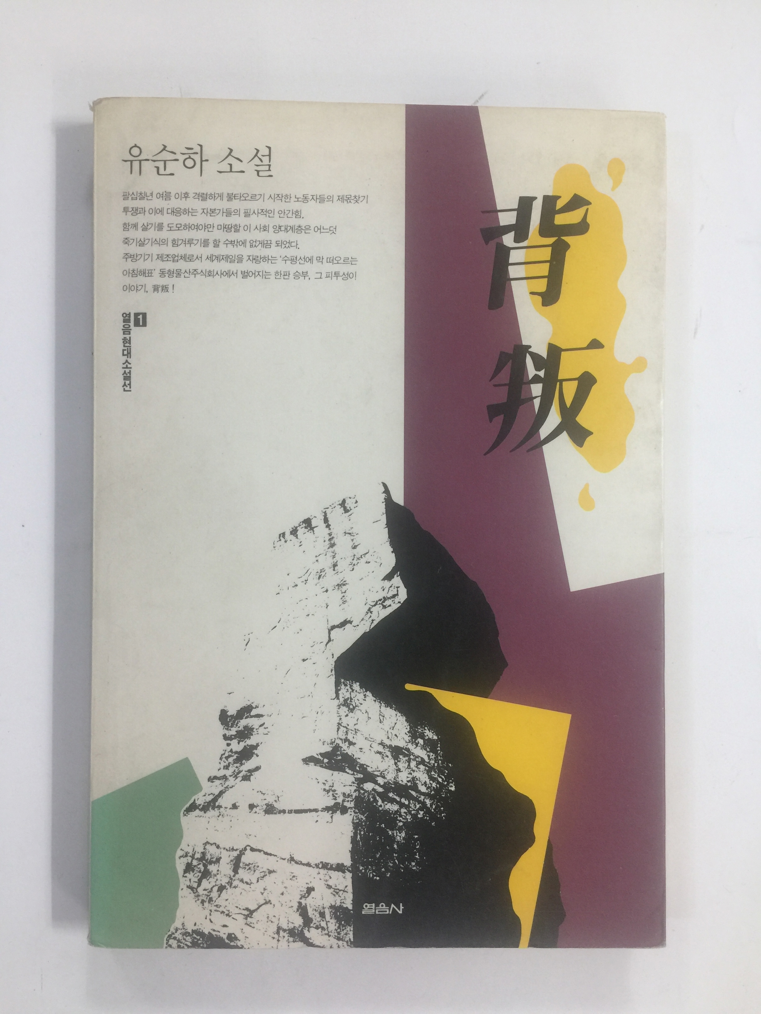 배반 (유순하소설, 1990년초판)