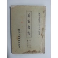 동창회보 – 명치대학 창립60주년 기념호(1940년)