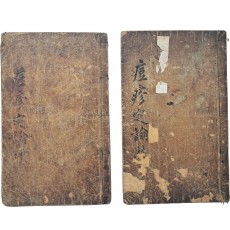 두창 전문 한의서 [두진정론 痘疹定論] 4권 2책 완질 필사본