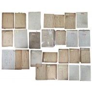 소설가이며 국문학자인 백사(白史) 전광용(全光鏞) 자료1 - 친필 소설 원고