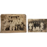 김해읍사무소, 기원2600년(紀元二千六百年) 등이 쓰인 사진 등 일제강점기 사진 2점 일괄