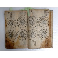 채색 산도(山圖)가 수록된 풍수지리 필사본[만산도 萬山圖]