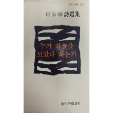 누가 하늘을 보았다 하는가 (초판)