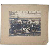 [61]일본 최초의 광고 대행사 중 하나인 [만년사 萬年社] 단체 기념사진