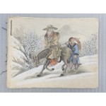 동양화 서화첩 14점 (지본에 채색)