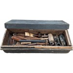 일제강점기 이후 각종 목공 재료 49점과 박스 일괄