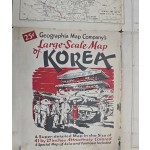 1930년대 미국 ‘Geographia’에서 제작한 한반도 대형 지도