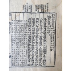 대형 판본에 상태가 매우 양호하며, 희귀 판본으로 촉성(矗城, 현재 진주)에서 1798년에 중간한 병서 [병학지남 兵學指南]