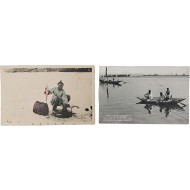 조선인의 낚시 사진 2점