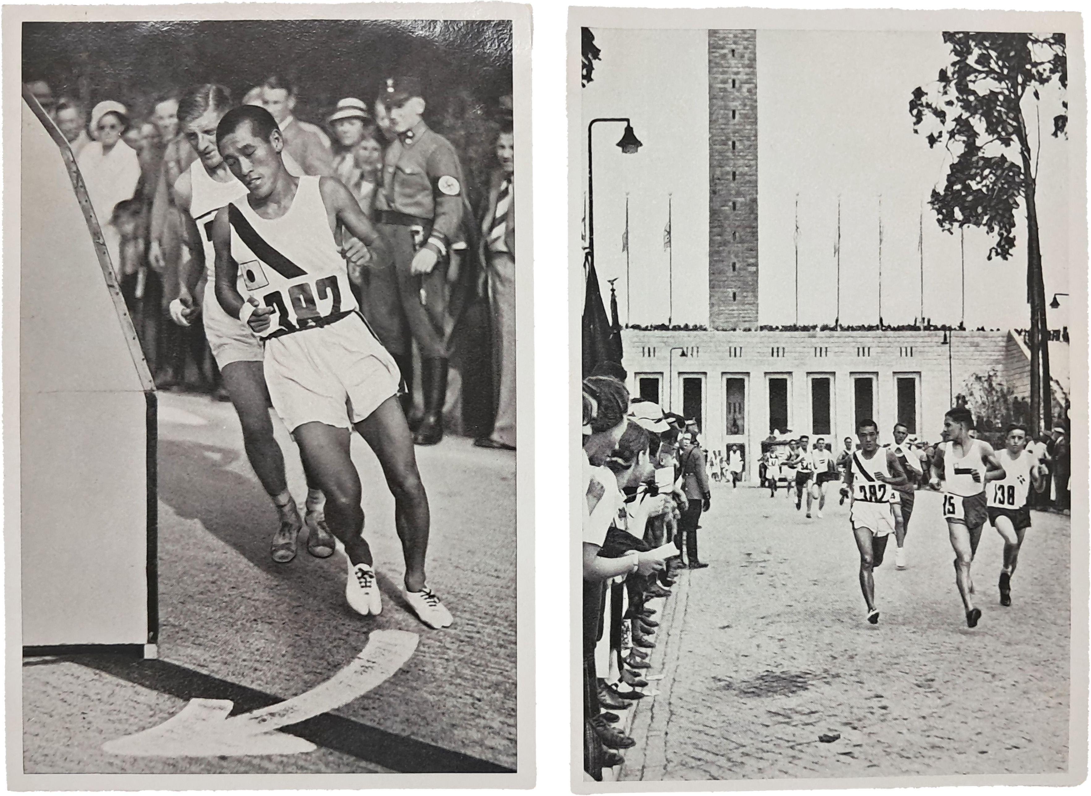 [50] 1936년 오리지널 손기정 마라톤 카드 2점