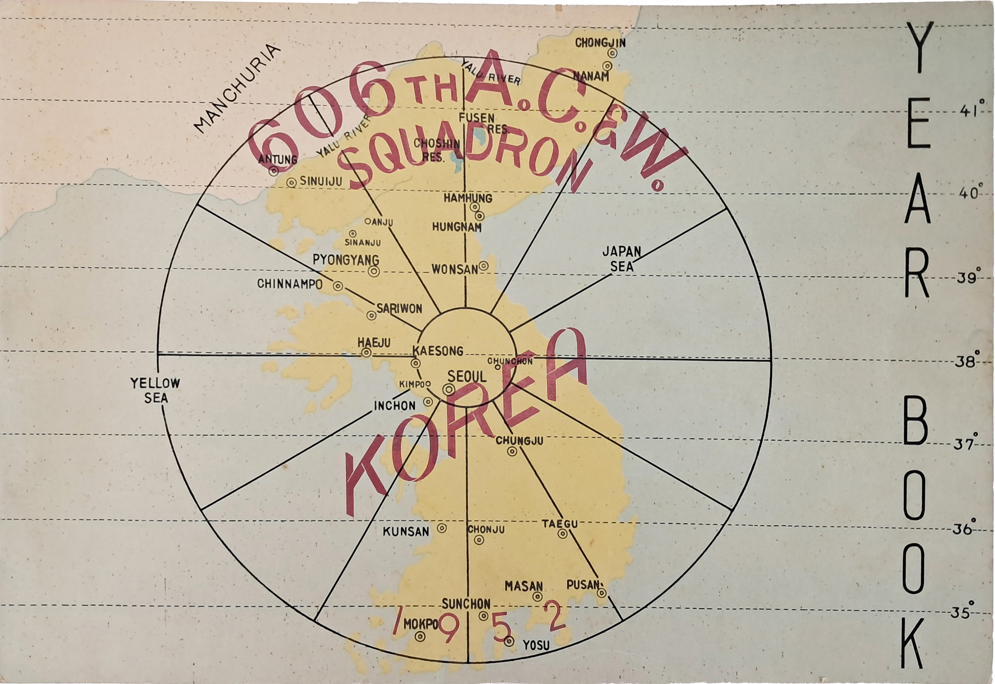 [156] 미공군의 ‘606 항공기 통제 및 경보 비행대’ 연감