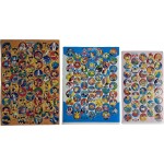 [10] [명탐정 번개]/[지구를 향해]/[제트소년 마르스] 등 딱지 전지 3점