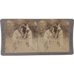 [27] 서울 교외 전통 방아 찧기 장면 - 스테레오 뷰