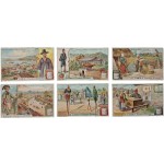 [38] 조선 풍속을 주제로 한 담배카드 6종