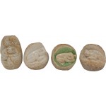 [43] 돌로 만든 병 4점 일괄