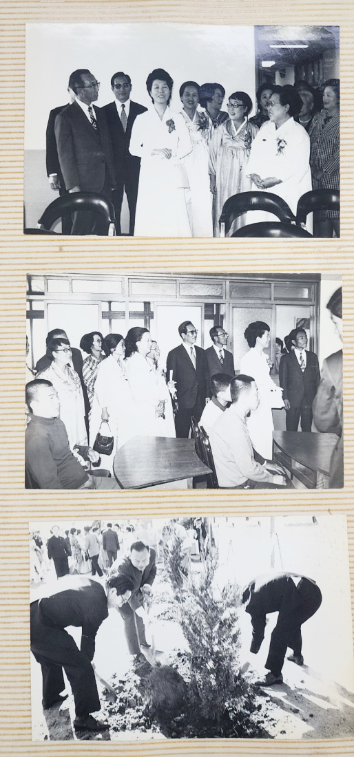 [530] 1972년 한 해 수원시장 원병희의 공식행사 사진 90점이 수록된 [수원시 앨범]