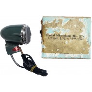 [534] 자유당 때 사용되었던 관공서 홍보용 차의 부착용 [크리스털 마이크(Crysrtal Microphone) M-107]