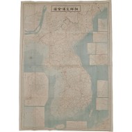 [553] 한일강제병합 후 발행된 [조선교통전도 朝鮮交通全圖]