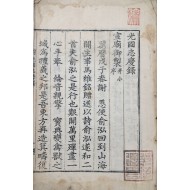 [172] 조선왕가 종실계보의 오류를 바로 잡고 이를 축하하기 위해 간행된 [광국지경록 光國志慶錄] 목활자본