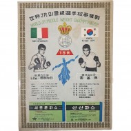 [21] 우리나라 프로복싱 최초 세계챔피언 탄생 타이틀전 안내책자
