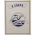 [45] 제10군단(X corps) 본부 장교 및 참모 명부