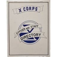 [45] 제10군단(X corps) 본부 장교 및 참모 명부