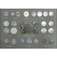 [204] 수집가가 모아 제작한 [역대올림픽 기념은화 Oympiad Silver Coins] 23종