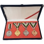 [206] 제42회 세계사격선수권대회 금·은·동 및 문진형 기념메달 등 4종 세트